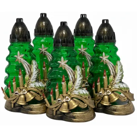 ZNICZ CHOINKA ,, ŚWIECZKI " - 757 ( 1 opakowanie 5 szt. )